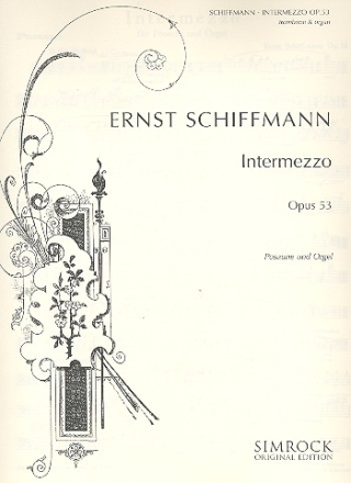 Intermezzo op.53 fr Posaune und Orgel