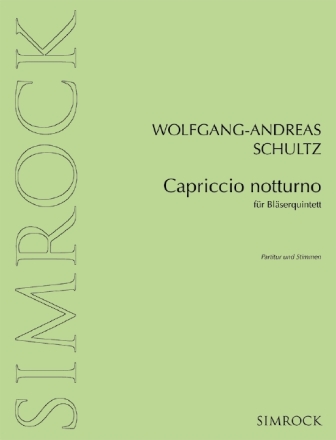 Capriccio notturno fr Blserquintett Partitur und Stimmen