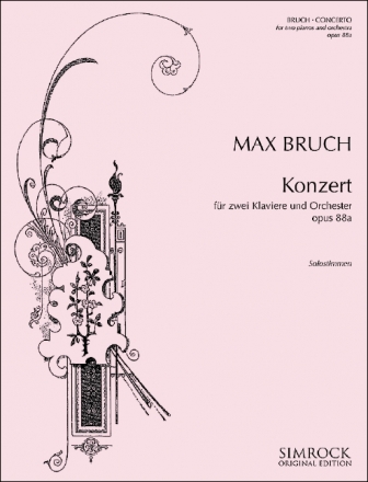 EE5454  Konzert op.88a fr zwei Klaviere und Orchester Stimmensatz