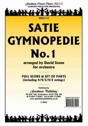 Gymnopedie No.1   for orchestra score and parts