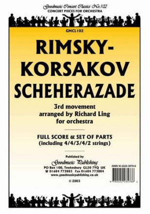 Rimsky-Korsakov Scheherazade 3Rd Movt. Pack Orchestra