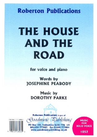 The House and the Road for voice and piano score