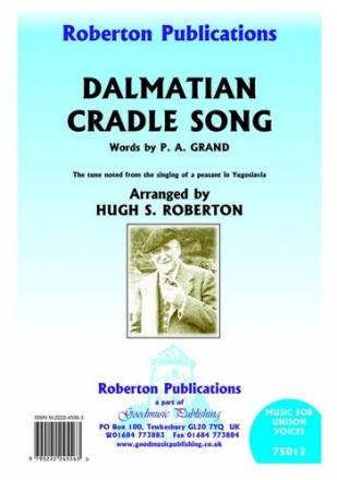 Dalmatian Cradle Song for voice and piano