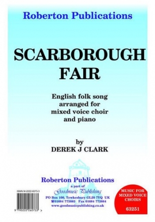 Scarborough Fair for mixed chorus and piano
