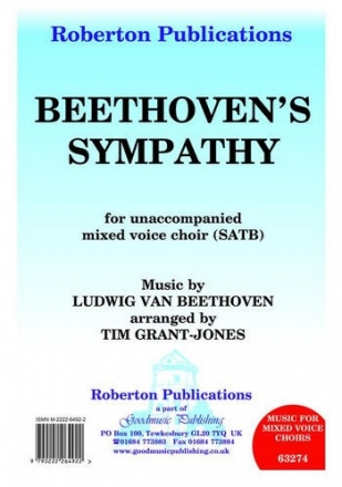 Beethoven's Sympathy for unaccompanied mixed choir score