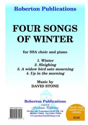 4 Songs of Winter for female chorus and piano score