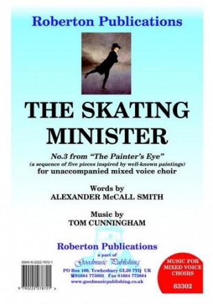 The Skating Minister for unaccompanied mixed voice choir score
