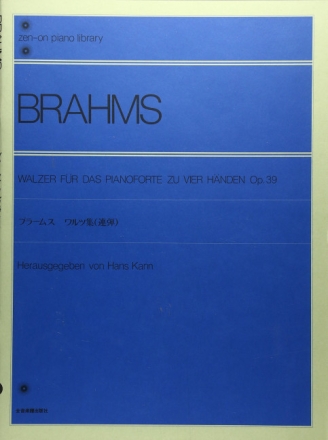 Walzer op. 39 Klavier 4-hndig