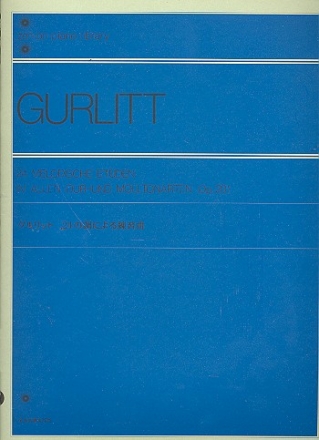 24 melodische Etden in allen Dur- und Molltonarten op.201 fr Klavier