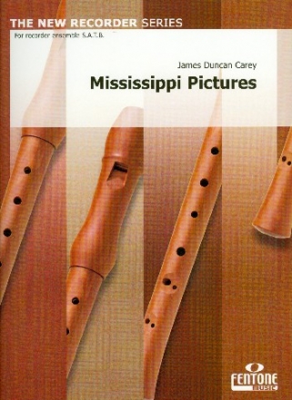 Mississippi Pictures for 4 recorders (SATB) score and parts