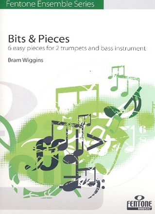 Bits & Pieces for 2 trumpets and bass instrument score and parts