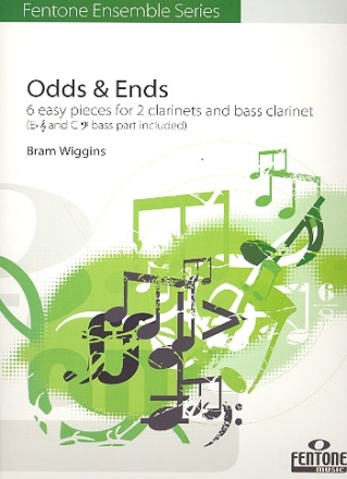 Odds & Ends for 2 clarinets and bass clarinet score and parts