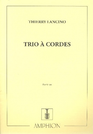 Trio pour violon, alto e violoncelle partition