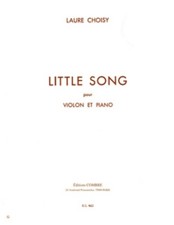 CHOISY Laure Little song violon et piano Partition