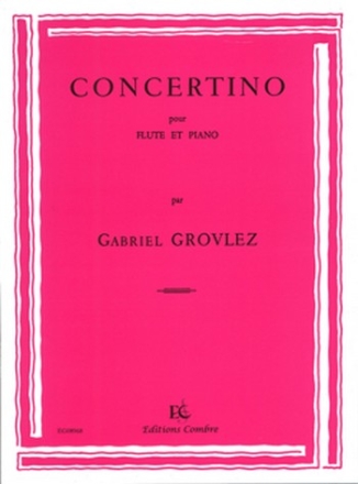 GROVLEZ Gabriel Concertino flte et piano Partition