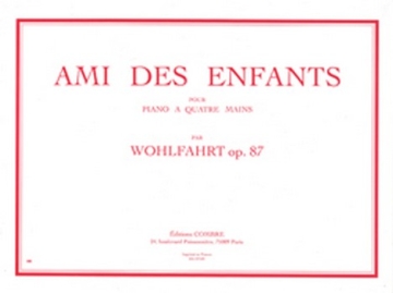 WOHLFAHRT Heinrich Ami des enfants Op.87 piano  4 mains Partition