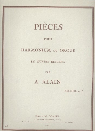 Pices vol.2 pour orgue ou harmonium