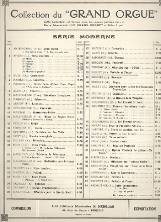 Prlude et fugue pour orgue
