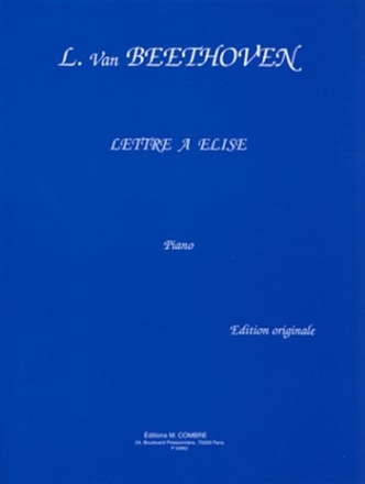 Lettre  Elise pour piano
