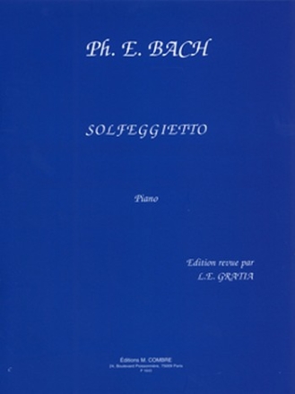 BACH Carl Philip Emanuel Solfeggietto piano Partition