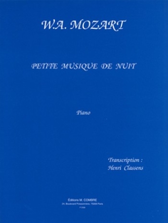 MOZART Wolfgang Amadeus Petite musique de nuit piano Partition