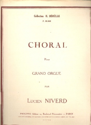 Choral pour orgue