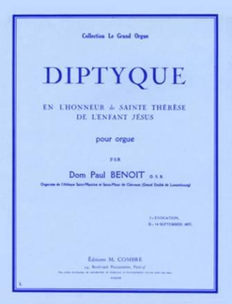 Diptyque en l'honneur de Sainte Thrse pour orgue