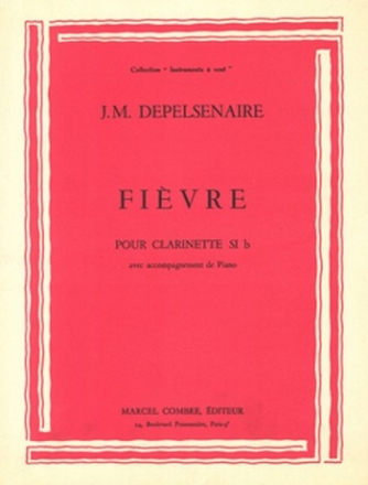 DEPELSENAIRE Jean-Marie Fivre clarinette et piano Partition