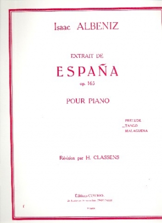Tango op.165 pour piano
