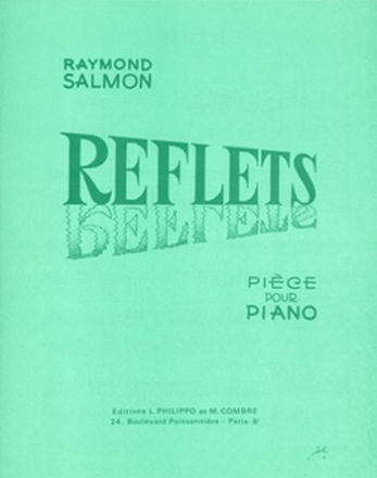 SALMON Raymond Reflets piano Partition