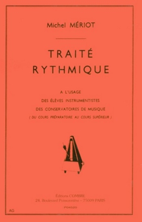 MERIOT Michel Trait rythmique - prparatoire  suprieur formation musicale Partition
