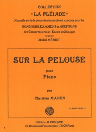 MANEN Christian Sur la pelouse piano Partition