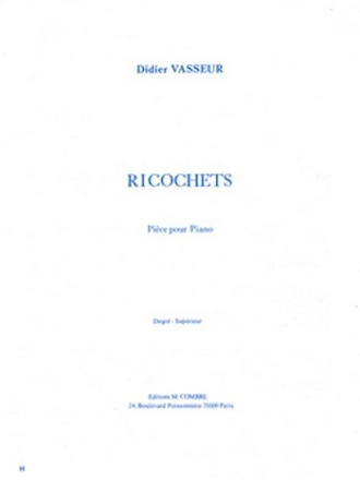 VASSEUR Didier Ricochets piano Partition