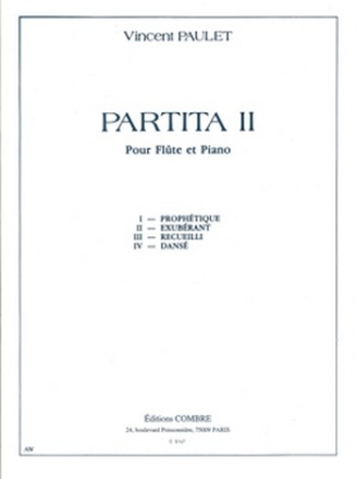 PAULET Vincent Partita II flte et piano Partition