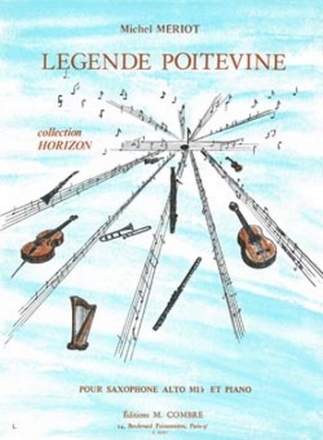 MERIOT Michel Lgende poitevine saxophone et piano Partition