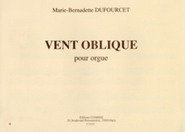 DUFOURCET Marie-Bernadette Vent oblique orgue Partition