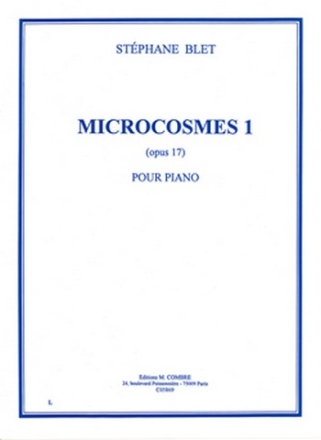 BLET Stphane Microcosmes 1 Op.17 piano Partition