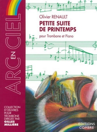 RENAULT Olivier Petite suite de printemps trombone et piano Partition
