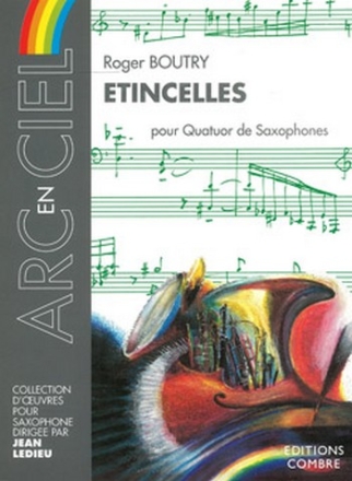 BOUTRY Roger Etincelles 4 saxophones Partition