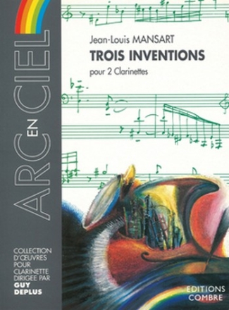 MANSART Jean-Louis Inventions (3) 2 clarinettes Partition