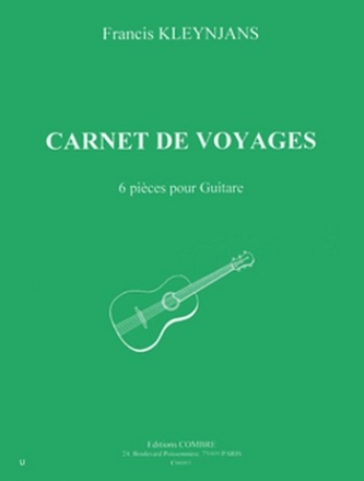 Carnet de voyages pour guitare