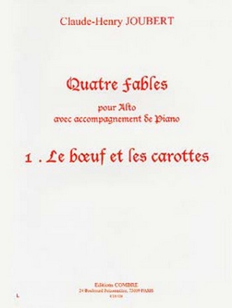 Le Boeuf et les carottes pour alto et piano