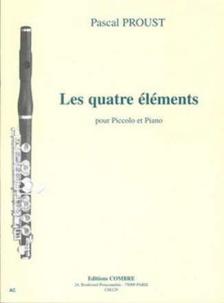 PROUST Pascal Les quatre lments piccolo et piano Partition