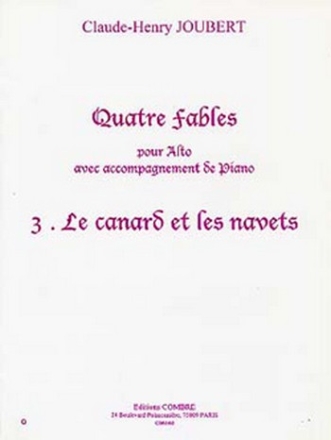 Le Canard et les navets pour alto et piano