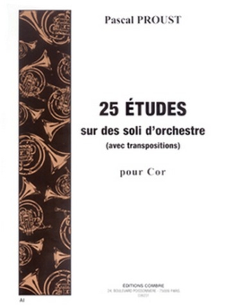 tudes sur des soli d'orchestre avec transpositions pour cor