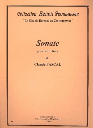 Sonate pour 2 fltes partition
