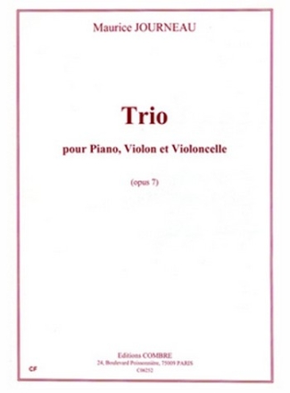 JOURNEAU Maurice Trio Op.7 piano, violon et violoncelle Partition