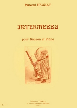 PROUST Pascal Intermezzo basson et piano Partition