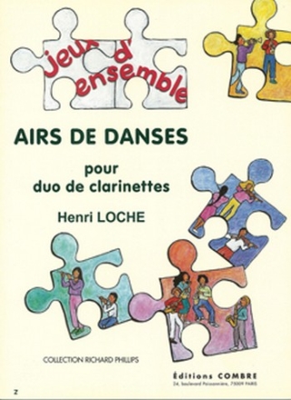 LOCHE Henri Airs de danses (10 duos) 2 clarinettes Partition