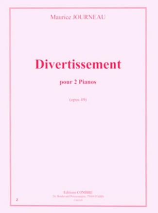 JOURNEAU Maurice Divertissement Op.49 2 pianos Partition